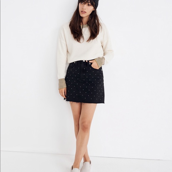 Madewell High Waisted 5 Pkt Mini - Picture 2 of 8